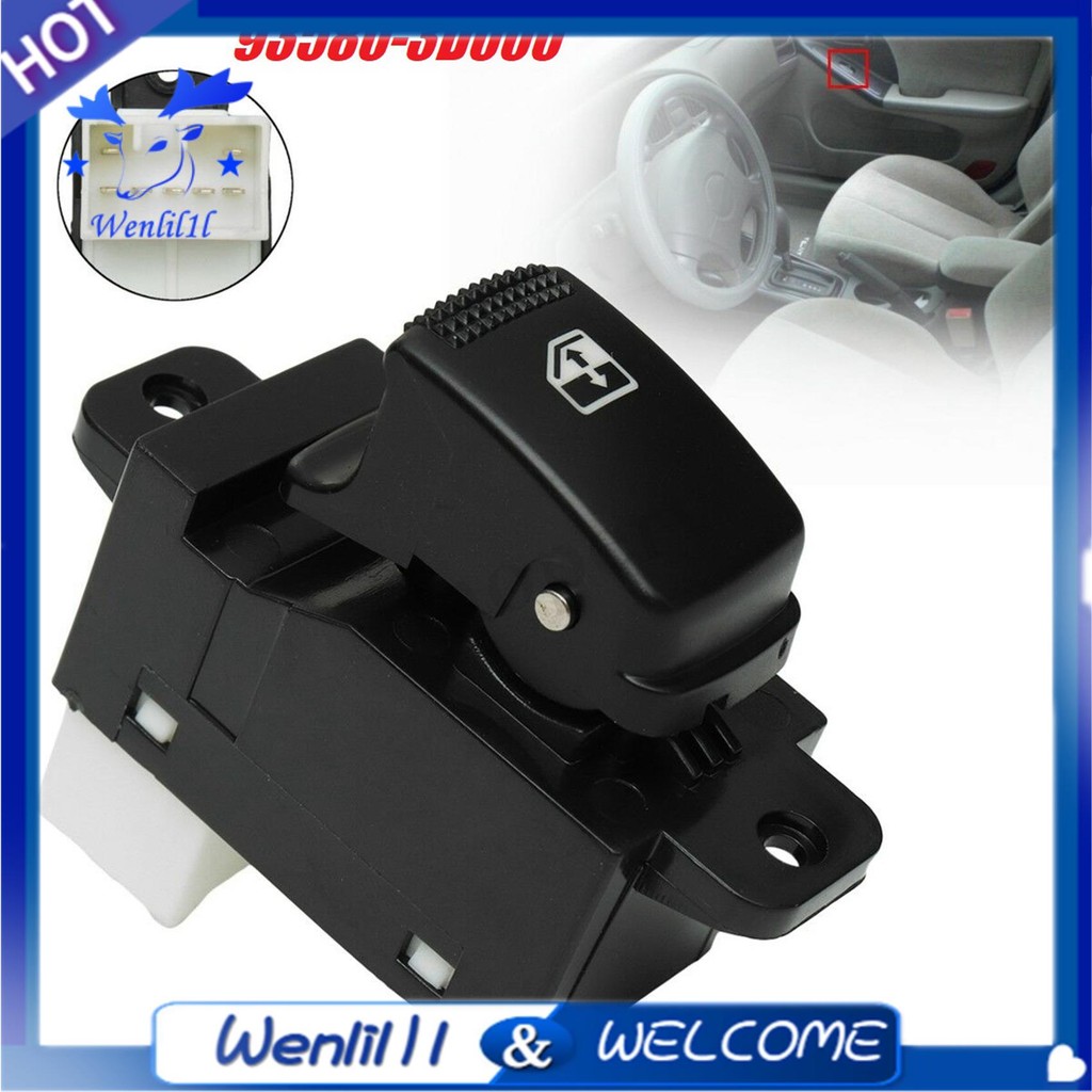 Công tắc cửa sổ điện bên hành khách cho Hyundai Elantra Sonata Kia Rio 93580-3D000