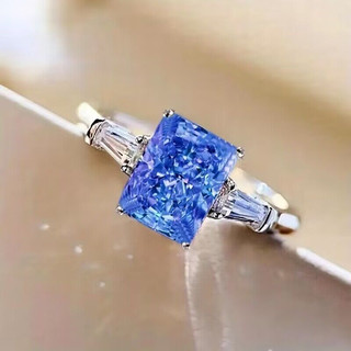 S925 Sterling Bạc Hồng Zircon Nhẫn Trang Sức Thời Trang Đơn Giản Quà Tặng Nữ 5