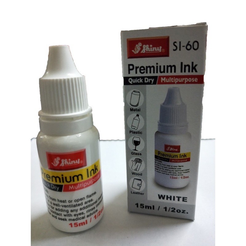 Mực đổ con dấu chuyên dùng Premium Ink đóng trên mọi chất liệu SHINY mã SI.