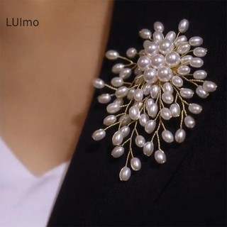 Luimo Ngọc Trai Thanh Lịch Hoa Trâm Pin Huy Hiệu Cho Nữ Bé Gái Thời Trang Trang Trang Trí Trang Sức Quà Tặng SBS