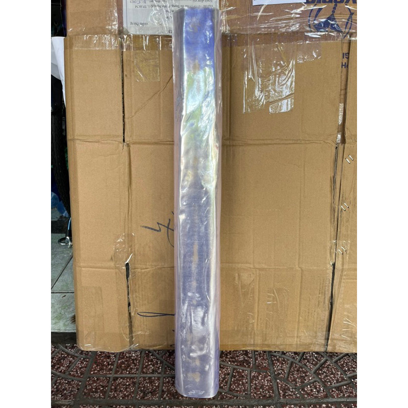 [ 1 CÂY 40m] Nhựa nilong, nylon plastic ép nóng, ép dẻo, bao tập vở sách: 1 cây 40m nặng 5kg.