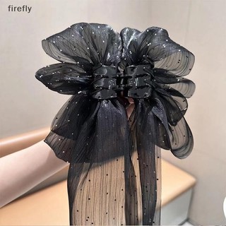 [Firefly] Kẹp Vuốt Tóc Nơ Lớn Thời Trang Siêu Cổ Tích Tính Khí Mũ Đội Đầu Nữ Phụ Kiện Tóc Ngọt Ngào [VN]