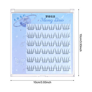Không cần keo Cụm mi Dây mỏng DIY Anime Lash Thích hợp để trang điểm tại nhà