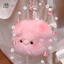 Móc khóa heo con sang trọng đáng yêu Little Fresh Funny Bag Mặt dây chuyền Đồ chơi trẻ em Quà tặng sinh nhật Vòng chìa khóa lợn nhỏ EMKK