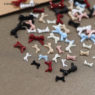 [savemoneyeveryday] 50 Cái Nơ Móng Tay Quyến Rũ Phối Số Lượng Lớn 3D Nơ Móng Tay Nghệ Thuật Trang Trí Phụ Kiện Cho DIY Làm Móng Tay Thiết Kế Hàn Quốc [vn]