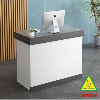 Quầy thu ngân, tiếp tân, tính tiền bằng gỗ MDF QTT519 - NỘI THẤT LẮP RÁP VIENDONGADV