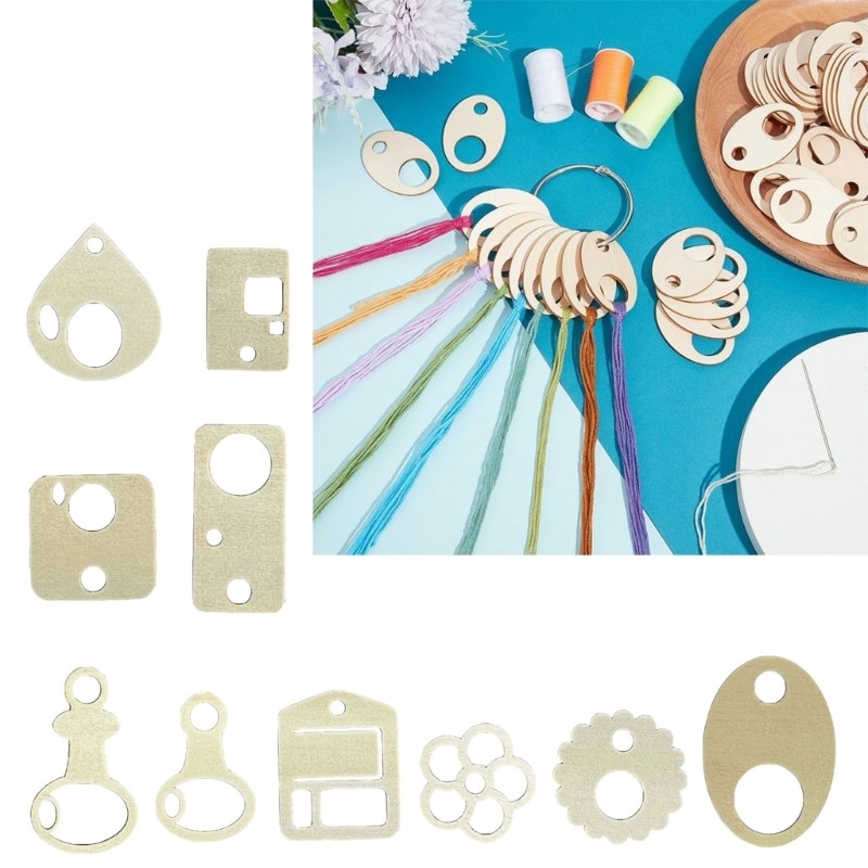 BTF 100 Chiếc Crosses Stitching Thread Organizers Flos Drops Flos Organizers