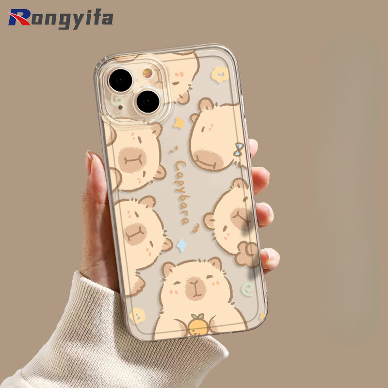Ốp Điện Thoại Hoạt Hình Capybara Cho Meizu 21 Note 20 Pro Vỏ Trong Suốt Dễ Thương Trong Suốt Chống Rơi Ốp Lưng Mềm