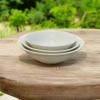 [Giá Xưởng] Combo 2 Tô Sứ Loe Cạn Trắng – Kiểu Dáng Sang Trọng, Dùng Đựng Canh, Phở, Bún