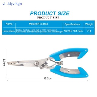 Kìm câu cá miệng cong VHDD, Kéo dây cá ngựa mạnh mẽ bằng thép không gỉ, Kìm đường đa chức năng VN