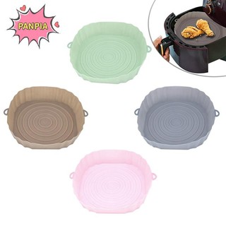 Pnpia Silicone Air Fryer Liner Pad Vuông Có Thể Tái Sử Dụng Nồi Chiên Không Khí Khay Nhiệt Thực Phẩm Nướng Boutique