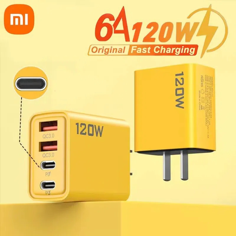 Ảnh HdoorLink PD Sạc Siêu Nhanh Dual PD USB 4 Cổng Sạc Nhanh Cho Samsung Xiaomi US Sạc Cắm 2