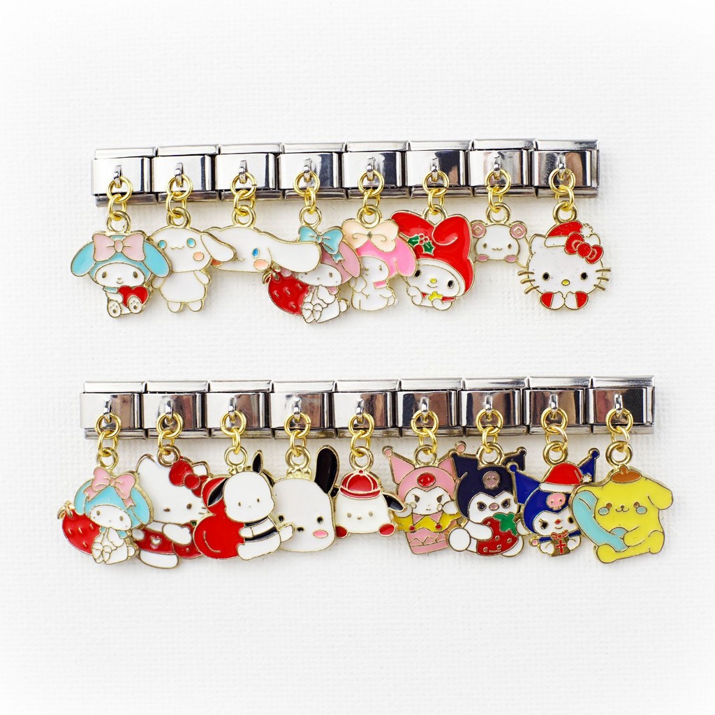 Mới Phong Cách Ý Mô Đun Vòng Tay Mặt Dây Chuyền Series Nhân Vật Hoạt Hình Tạo Kiểu Dây Chuyền Cá Tính