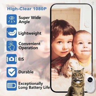 Hilivn) Vòng cổ máy ảnh cho mèo với thẻ nhớ 8GB Cam thể thao nhỏ không dây có ghi Video Camera thân trong suốt cao 1080P cho thú cưng trong nhà / ngoài trời