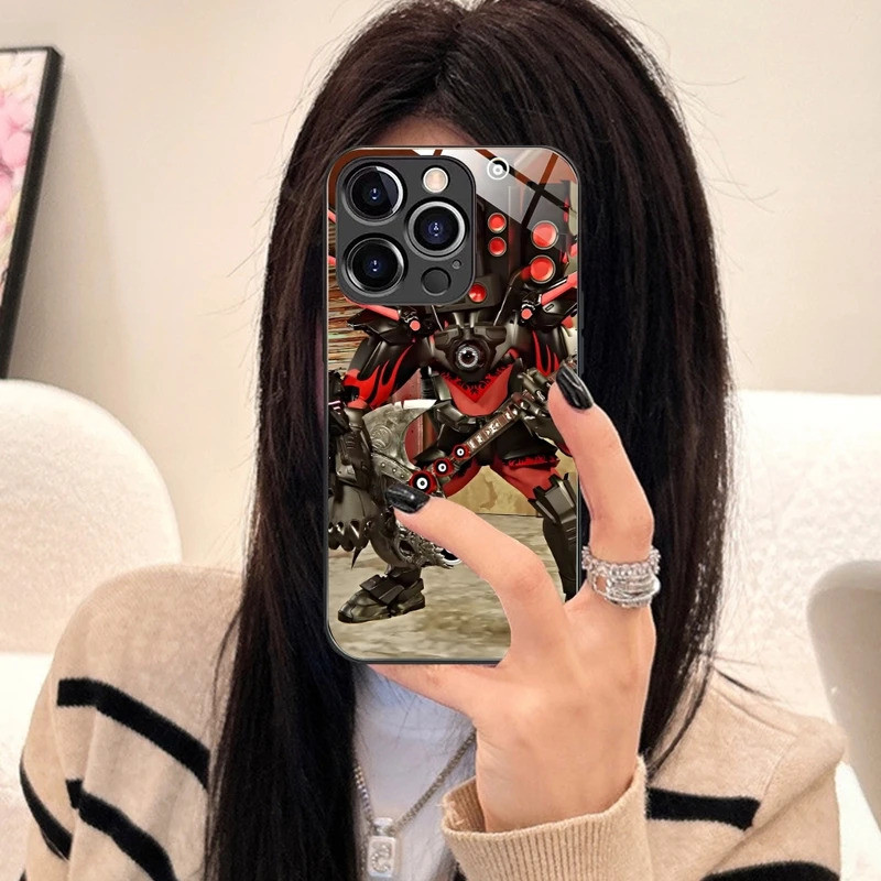 BK-1 Skibidi Toilet Cool Mobile Phone Case cho iPhone 17,15 14 13 12 11 X XR XS 8 Pro Max Plus Mini PC Glass Phone Cover