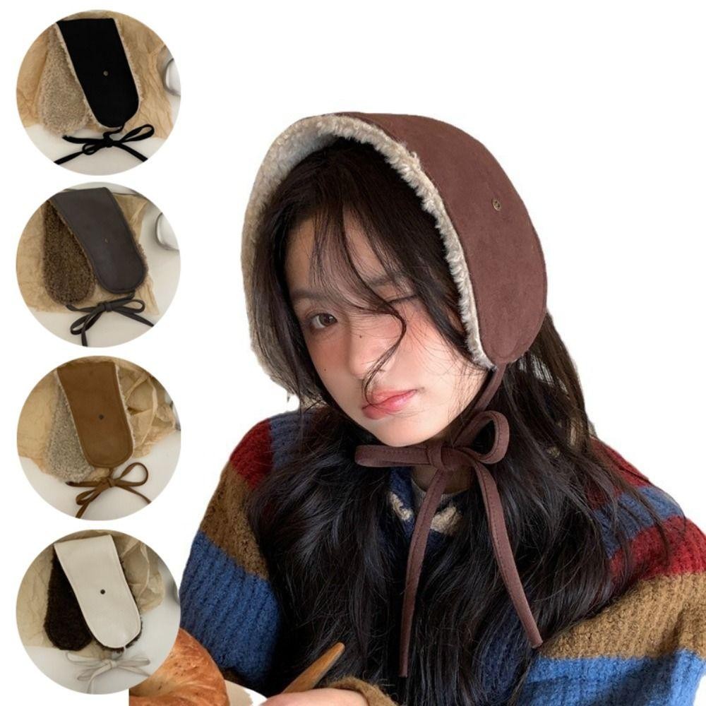 ESSENCEH Plush Earmuffs, Lambswool / Chamois Lạnh Bảo Vệ Tai, Mềm Mại Mùa Đông Ấm Áp