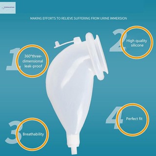 COD Túi Đựng Nước Tiểu Protable Nam Nước Tiểu Silicon Phễu Nước Tiểu Có Thể Tái Sử Dụng Mới