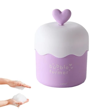Sữa rửa mặt bằng nhựa Foamer Cup Sữa rửa mặt di động Máy tạo bọt Cốc du lịch Chăm sóc da Máy tạo bọt Chăm sóc làm sạch da mặt Chăm sóc nhanh chóng có được chất tẩy rửa phong phú