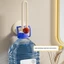 Móc lưu trữ băng đô DAYBREAK, Móc treo vải treo tường miễn phí đục lỗ, Giá đựng đồ nhà bếp hình chữ L Dopamine Nhà bếp phòng tắm