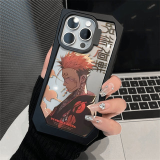Ốp Điện Thoại Hình Không Đều, Cho iPhone 16,15,14,13,11,12 Pro Max, Jujutsu Kaisen ryomen sukuna Phim Hoạt Hình