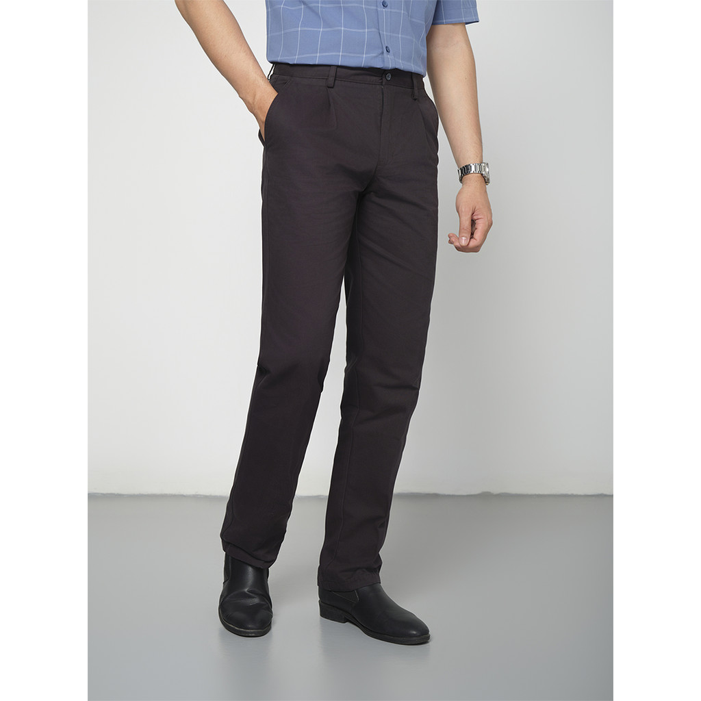 Quần Khaki 1Ply Viettien Smart Casual Vải Cottton Phom Regular VT00000249