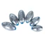 ROLY 20 Chiếc Chìm Trọng Lượng Câu Cá, Chì Câu Cá Cá Chép, 2024 3g / 4g / 5g / 6g / 7g / 8g / 9g / 10g Hợp Kim Thép carbon Chất Liệu Trọng Lượng Rỗng Mồi Chì Trọng Lượng Cá Chép Câu Cá