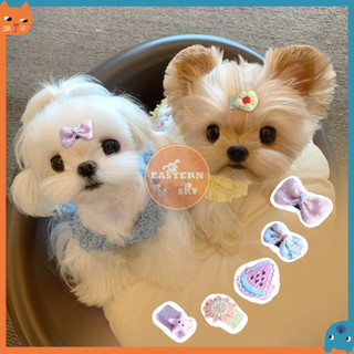 5 Cái / gói Thú Cưng Dễ Thương Phụ Kiện Tóc Chó Kẹp Tóc Teddy Yorkshire Kẹp Tóc Thú Cưng BB Kẹp