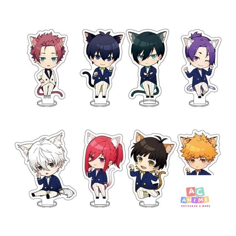 Mô hình Standee Blue Lock Isagi Nagi Meguru Chigiri Reo Sae Itoshi Rin ...