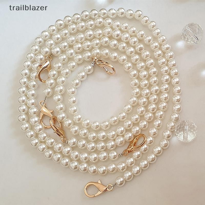Trailblazer Có Thể Tháo Rời Chống Mất Túi Ngọc Trai Dây Đeo Đa Năng Túi Xách Tay Cầm DIY Ví Thay Thế Dài Đính Hạt Dây Xích Túi Phụ Kiện Mới