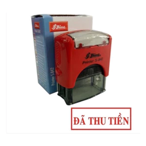 Khắc con dấu, đóng mộc S222 có nội dung ( Đã Thu Tiền, Đã Thanh Toán...) 14x38mm.