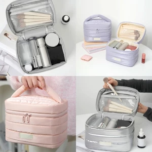 Exhila Dụng Cụ Đựng Mỹ Phẩm Dung Tích Lớn Và Túi Trang Điểm Thời Trang Cho Nữ Bé Gái