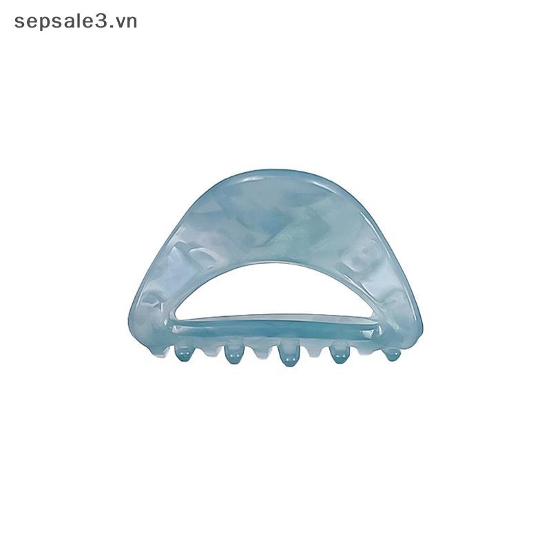 # VN # Acetic Acid Claw Clip Đuôi Ngựa Màu Trơn Đuôi Ngựa Vuốt Tóc Cho Nữ Bé Gái Phụ Kiện Tóc.