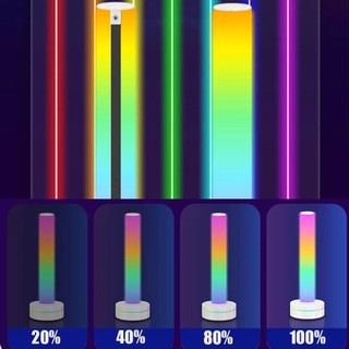 Đèn ngủ RGB Sạc USB, Đèn bàn LED cho thiết lập chơi game, nhịp điệu âm nhạc, trang trí phòng ngủ