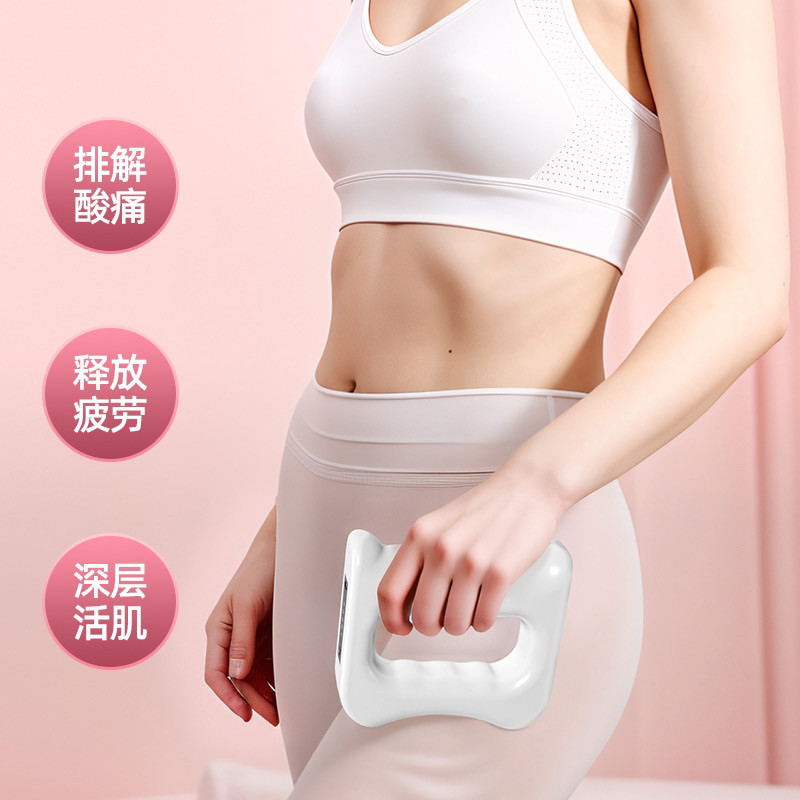 [Sạc tiện lợi] Máy đốt mỡ vòng fascia, thiết bị giảm cân bụng và chân, máy massage cơ bắp cho phụ nữ, máy massage mini đa chức năng, đai giảm cân eo UTSB
