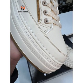 Giày nam NA3290 3 màu cổ lửng da Microfiber, cao 4cm đế cao su đúc, đi êm không đau chân. Shoes Đế Bằng