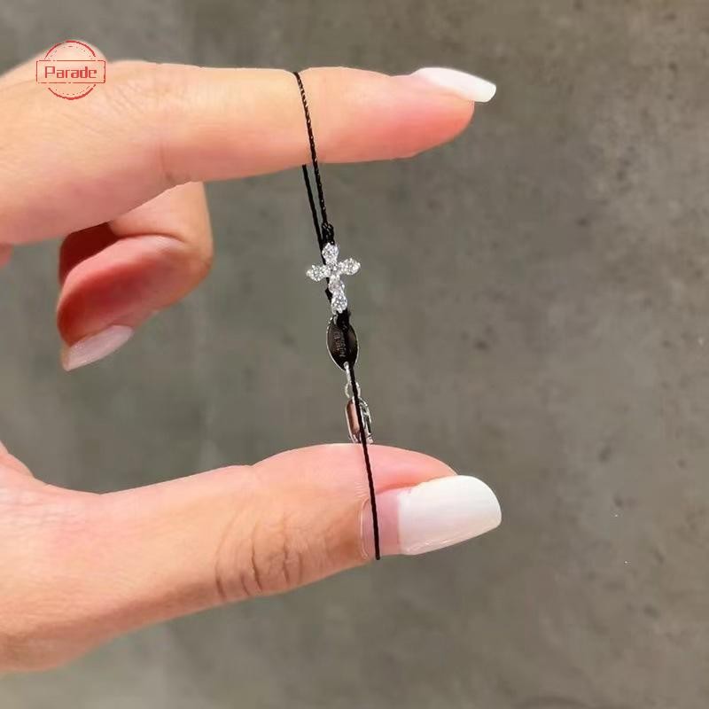 Cuộc diễu hành Đơn giản Hợp thời trang Tính khí Vòng tay chéo dành cho nữ Cô gái Thời trang Đa năng Mỏng Vòng tay có thể điều chỉnh Phụ kiện trang sức Quà tặng VN
