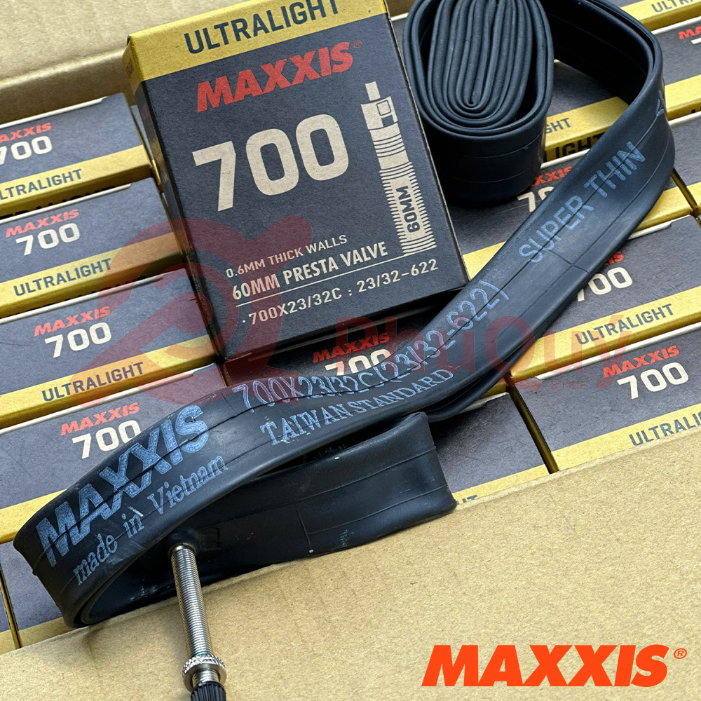 Ruột SĂM MAXXIS ULTRA LIGHT SIÊU MỎNG 700x23/32 FV 60 mm (73gr)