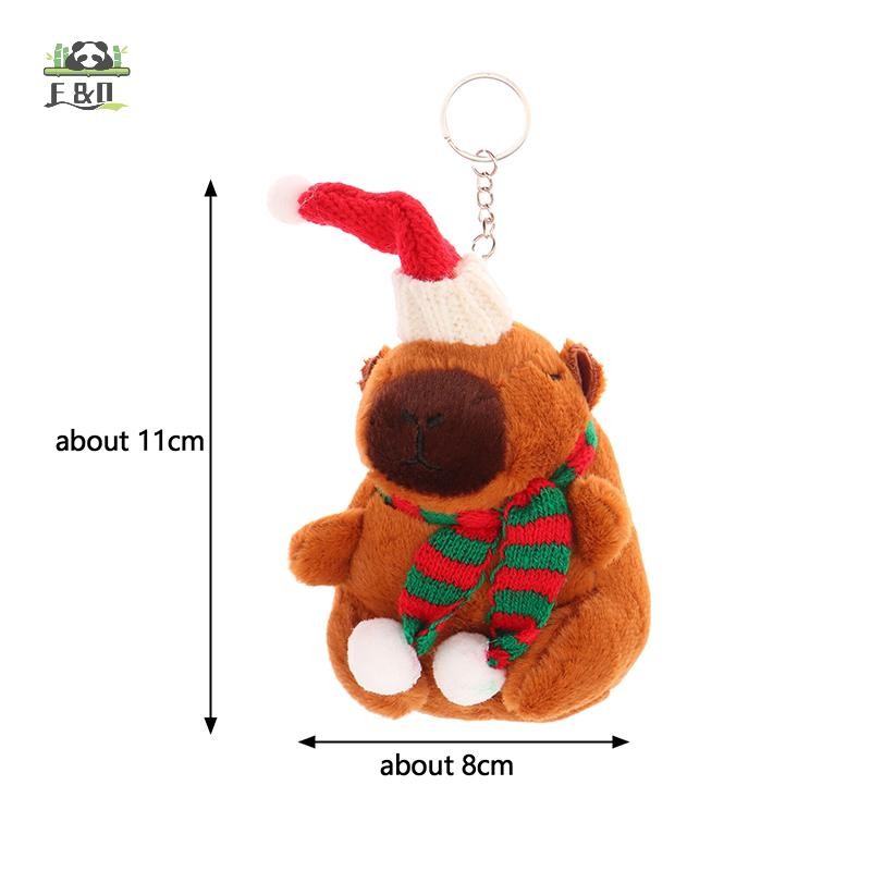 [SHNZDD] Hoạt Hình Dễ Thương Capybara Mặt Dây Chuyền Sang Trọng Túi Búp Bê Đồ Trang Trí Búp Bê Để Bàn Xe Mặt Dây Chuyền EMKK