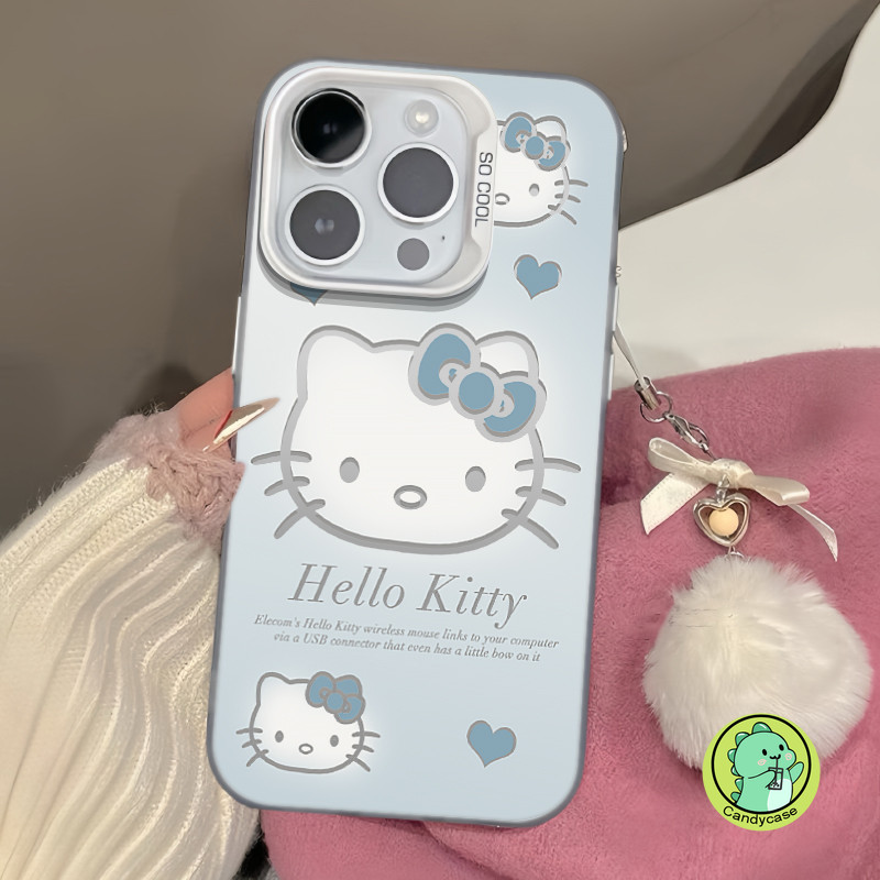 Vỏ Bạc Cho Redmi K80 Pro K70 K70E K60 K60E K50 Gaming K50i K40 K40s Pro K30 K30i Ultra Turbo 4 3 5G 4G Ốp lưng Chống Sốc Cứng Hoạt Hình Dễ Thương Love Kitty Cat