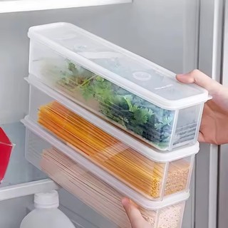 3 / 5 / 10 Cái Hộp Bảo Quản Sò Hình Chữ Nhật / Thực Phẩm Trong Suốt Hộp Giữ Tươi Có Nắp