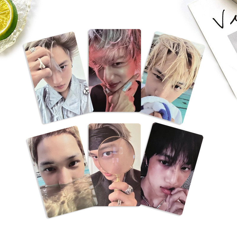 4-6 chiếc EXO KAI Wait On Me HELLO WORLD Lomo Cards 4 phút Album Solo Photocards BAEK HYUN CHEN XIUMIN SUHO Park Chanyeol D.O. Bưu thiếp Oh Se Hun YM