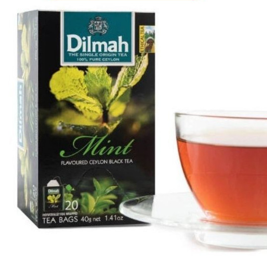 Trà Dilmah Bạc Hà Mint Tea 30g (1.5g x 20 túi), Hương Trà Thanh Mát Thư Giãn Đậm Vị Bạc Hà