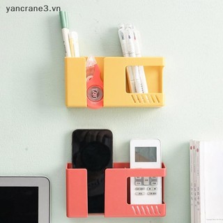 {YAN3} Hộp lưu trữ điều khiển từ xa điện thoại di động treo tường 2 trong 1 Giá lưu trữ đa chức năng Giá đỡ lưu trữ mảnh vỡ tường {yancrane3.vn}