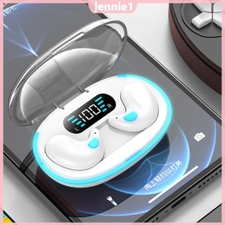 Tai nghe âm thanh nổi 5.3 tương thích Bluetooth có hộp sạc Tai nghe Micro Sleep không có cảm giác IPX5 chống nước để chạy bộ Phụ kiện học tập thể dục [jennie1.vn]