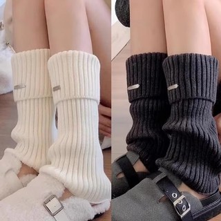 Bọc Chân Dệt Kim Thu Đông - Tất Dài Nữ - Gothic, Phong Cách Nhật Bản, JK - Y2K Móc Chân Ấm - Co Giãn Cao, Thoải Mái, Làm Dày Ấm Áp