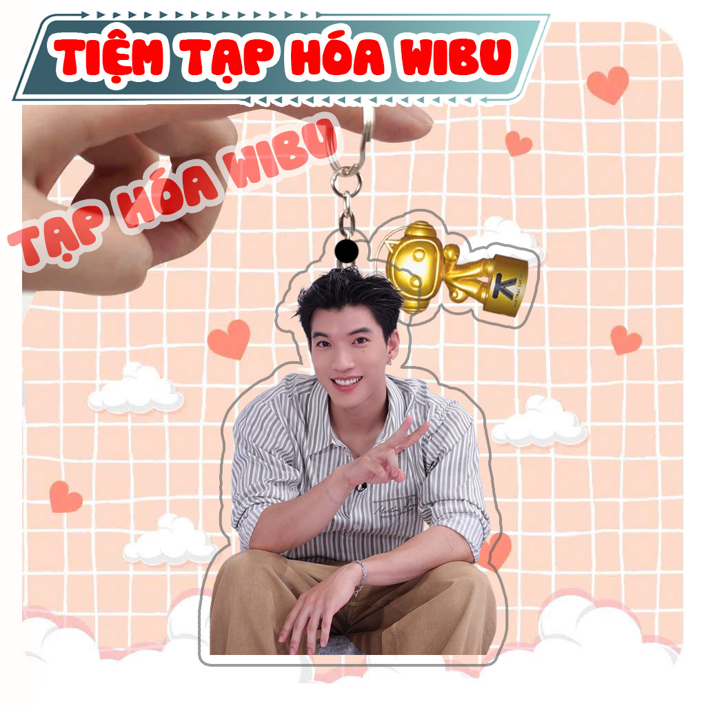Móc Khoá Keychain Acrylic Hiếu Thứ Hai Quán Quân Anh Trai Say Hi Móc Khóa 2 Mảnh Hình Và Cúp Vàng Tiệm Tạp Hóa Wibu