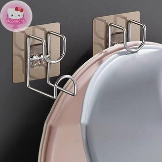 Moonlights Không Đục Lỗ Phòng Tắm Nhà Bếp Traceless Chậu Rửa Lưu Trữ Móc Tiết Kiệm Không Gian Tổ Chức Treo Tường Móc Dính Giá Để Đồ EN