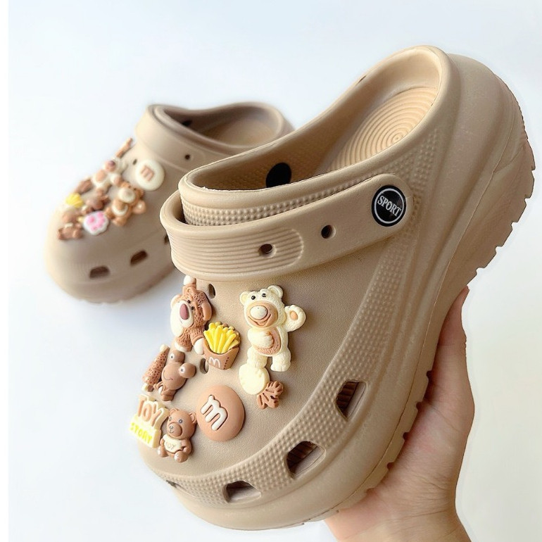 Dép Cross Crush tăng chiều cao tặng kèm 1 bộ hình gắn (MÃ 612) | BigBuy360 - bigbuy360.vn