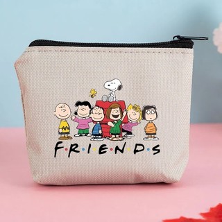 Snoopy Ví Dây Kéo Đồng Xu Không Ví Thẻ Ngân Hàng Túi Bảo Quản Thời Trang Trẻ Em Quà Tặng Sinh Nhật