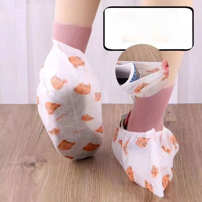 Bọc Giày Vải Không Dệt Dùng Một Lần - Tay Giày Chống Bụi - Vỏ Bảo Vệ Giày - Vỏ Giày Khách - Phụ Kiện Gia Đình - Thoáng Khí, Co Giãn